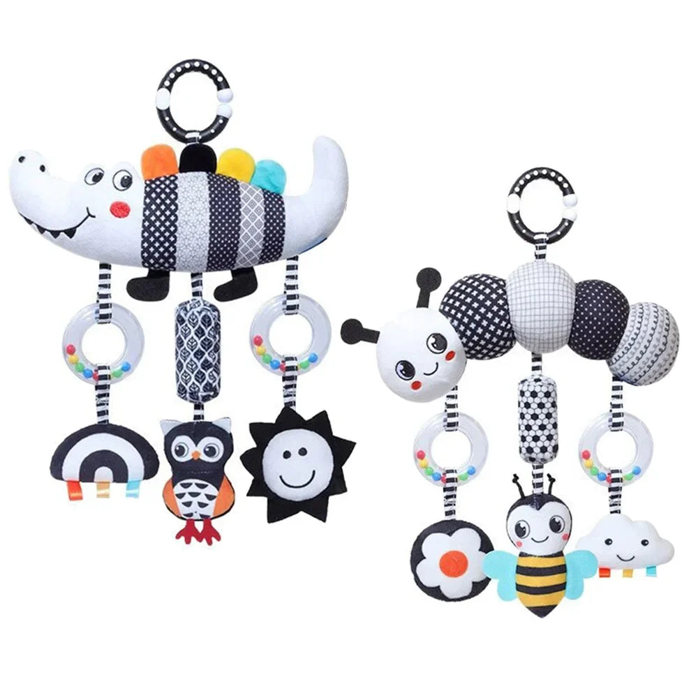 Rattle Baby Stroller Hanging Toy Newborn Sensory Toys