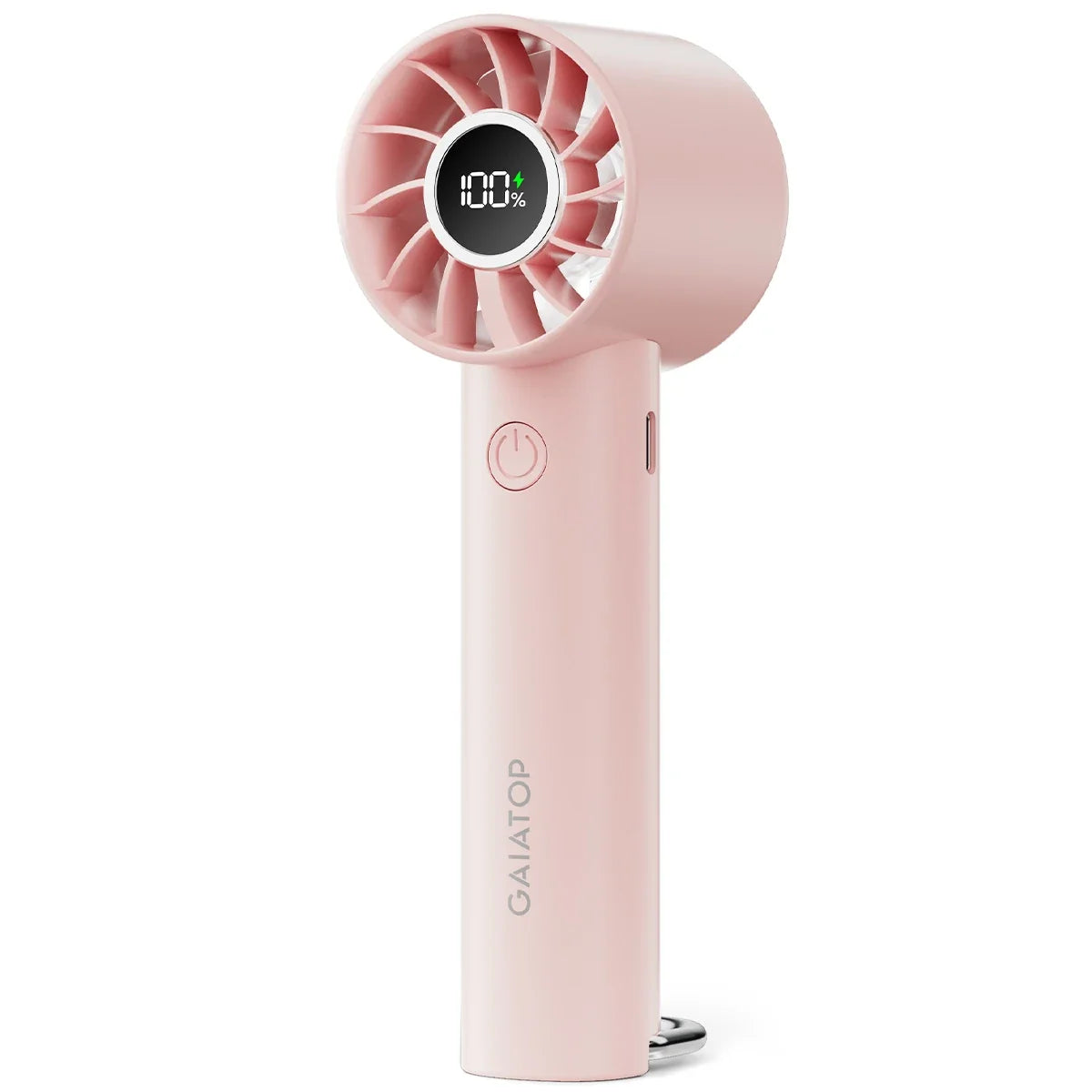 Travel-Friendly Mini Fan Hand-Held Fan with LED Display 3 Speeds