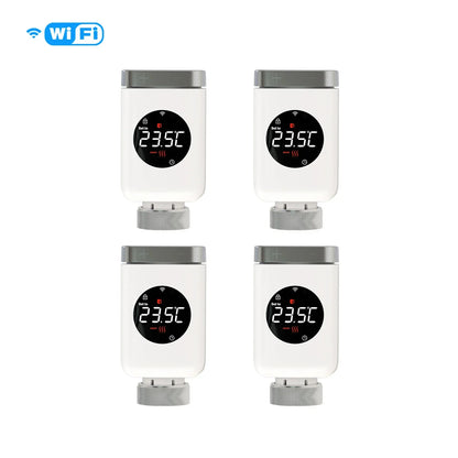 Smart2025 Edition Thermostat Radiator Valve TRV With WiFi ZigBee App Remote Control Energy Saving Fall