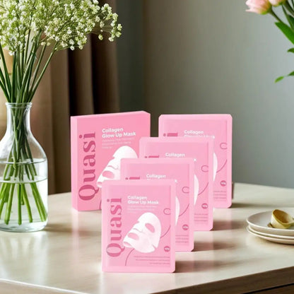 Hydrogel Collagen Mask Korean Sleeping Sheet Mask Deep Hydration Brightening Pore Minimizing Fall 2026 TikTok Viral