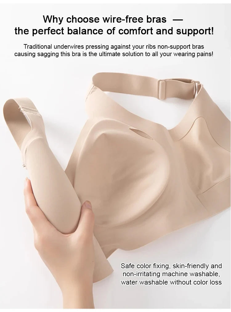 wire-free, full coverage, padded, everyday comfort – Supportive seamless women's bra