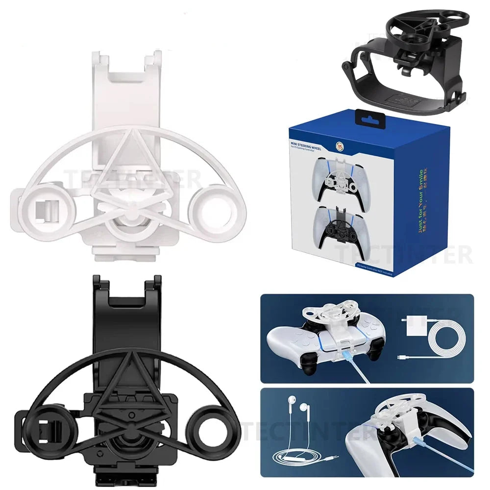 Controller PS5 Mini Steering Wheel Racing Gamepad Accessory 360 Degree Rotation Enhanced Gameplay Summer 2026 Gift