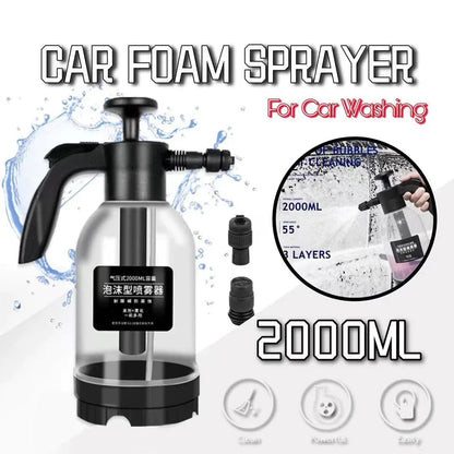 Car Wash Foam Sprayer Bottle Hand-Operated Air Pressure Gun