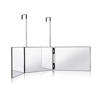 Makeup2025 Edition Mirror Retractable Hanging Three Fold Vanity Mirror Travel-Friendly Flexible Travel Back To School