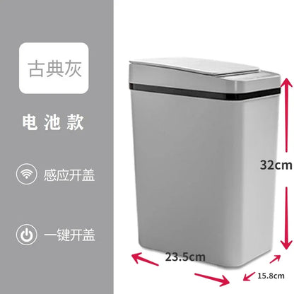 Trash Smart Can Automatic Sensor Bin Touchless Odor Control