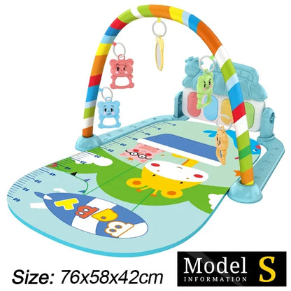 Play Baby Gym Piano Activity Mat With Hanging Toys Newborn Early Education Fall 2025 Sensory Motor Skill Gift