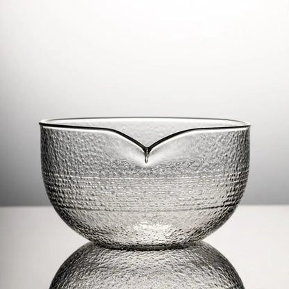 Mixing Matcha Bowl Glass Pouring Spout Japanese Tea