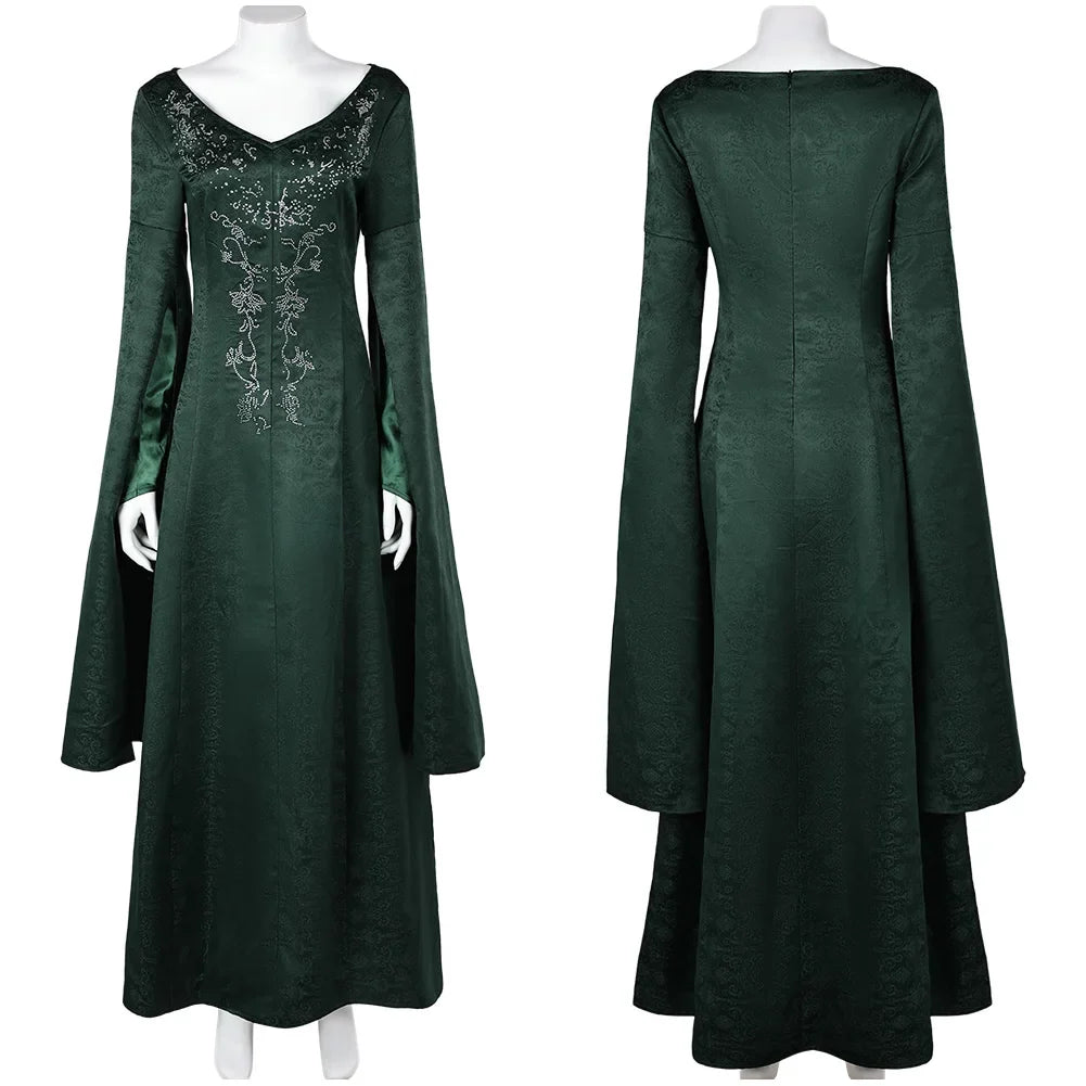 Cosplay Alicent Dress Medieval Fantasy Gown Halloween