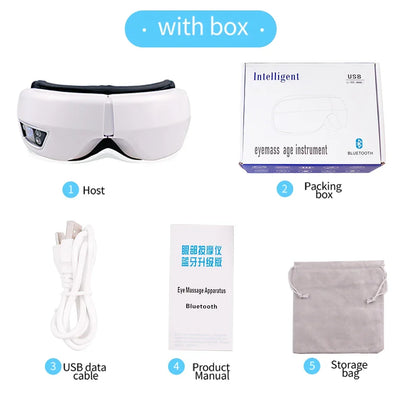 Massager Eye Medium Airbag Compression Bluetooth Music Sleep Aid AI Trending 2026 Wellness Gift