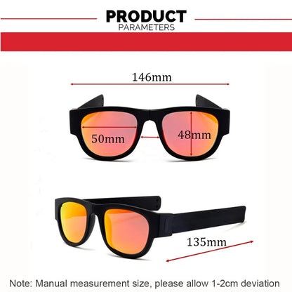 Polarized2026 Edition Foldable Sports Sunglasses - Active Eyewear For Driving And Cycling, Summer Travel