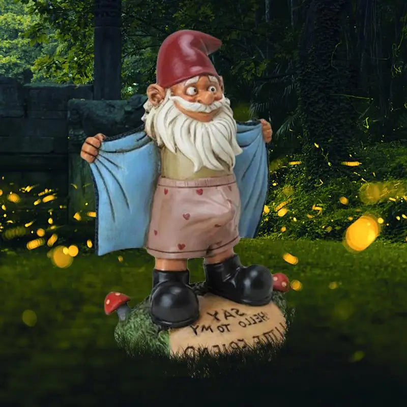 Gnome Garden Statue Outdoor Figurine Whimsical Garden Decor Summer 2026 Unique Backyard Decor