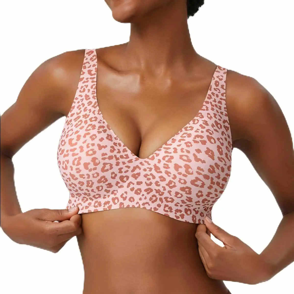Breathable Women's Bra - Seamless, Full Cup, Wire-Free, Nylon-Elastane Blend, Regular Wear