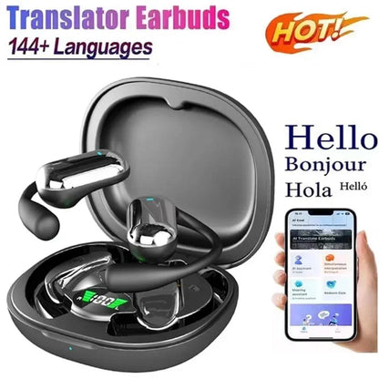 AI2025 Edition Translation Earbuds Real Time Translator Travel