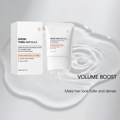 Hair Growth Treatment Minimizes Hair Loss Repair 2026 – Scalp Serum with Integrated Massager Brush 100ml
