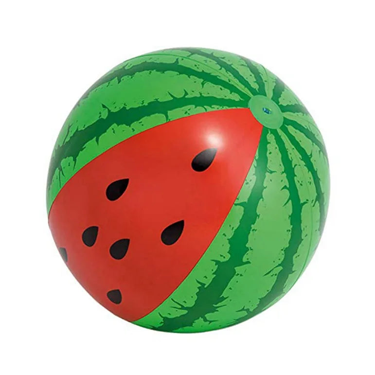 Inflatable Large Watermelon Beach Ball, 90cm PVC Pool Toy for Adults and Kids, Fun Summer Activity