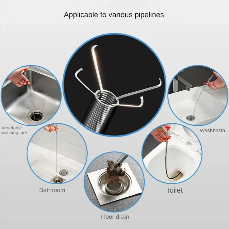 Drain Cleaner Device Kitchen Sink Four Jaw Unblocker Fall 2026 Household Repair Fast Clog Removal