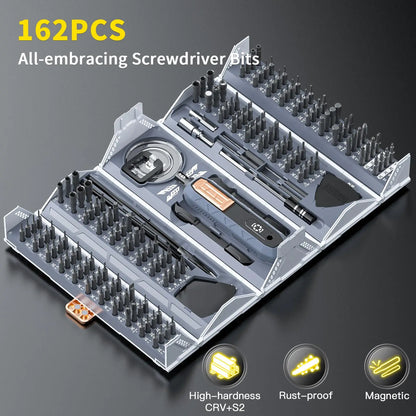 Accurate Screwdriver Kit 180-In-1 Magnetic Device Kit For Electronics Repair Back To School 2025 Gift