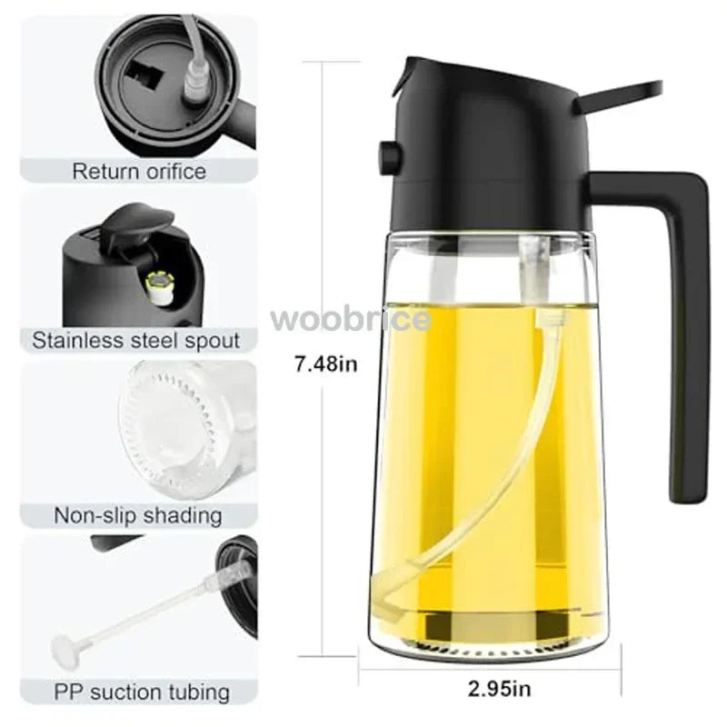 Sprayer Oil Bottle Reusable Kitchen Dispenser for Oils Eco Living 2026 Gift