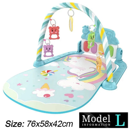 Play Baby Gym Piano Activity Mat With Hanging Toys Newborn Early Education Fall 2025 Sensory Motor Skill Gift