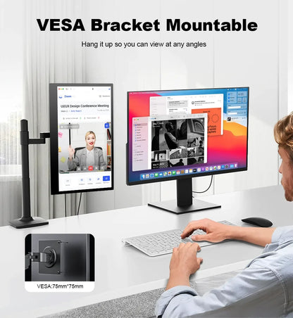 Travel-Friendly 15.6 Inch FHD IPS Gaming Monitor 3ms Speaker