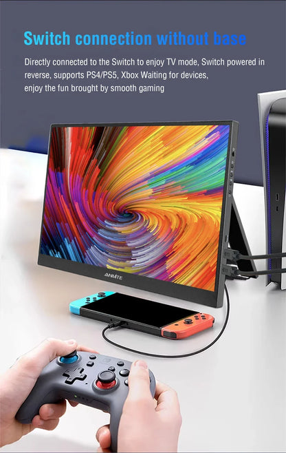 Travel-Friendly Monitor 14.1 Inch Touch IPS HDR10 Second Screen