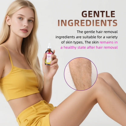 Hair2026 Edition Removal Oil 60ml Organic Jojoba Almond Oil For All Skin Types Long Lasting Smooth Skin TikTok Viral Fall