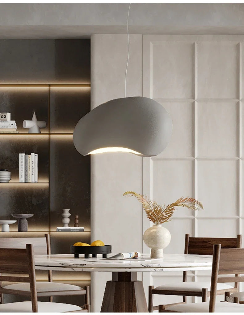 Japandi Pendant Ceiling Lamps Scandinavian Wabi Sabi LED Dining Room