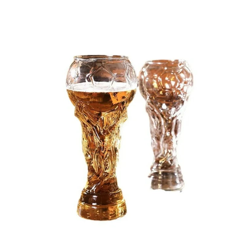 Beer Glass Cup Soccer Themed Top-Grade Trophy Style For Man Cave Decor Fall 2026 Gift For Football Fans
