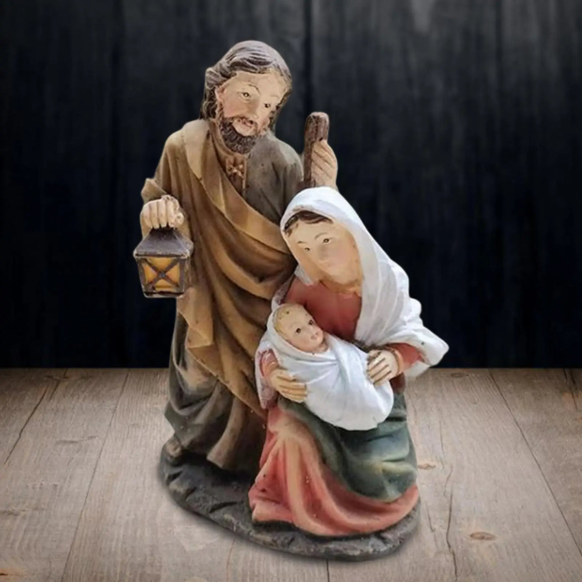 Scene Nativity Figures Resin Holy Family Statue Christmas Decor Gift Idea 2025 Keepsake
