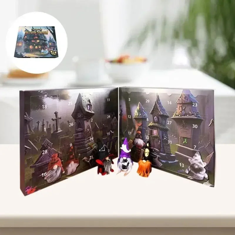 Gnome Halloween Blind Box Countdown Calendar