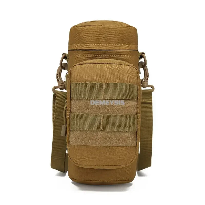 Water2025 Edition Bottle Pouch Waist Bag Tactical MOLLE 1L Capacity Hiking Camping Fall