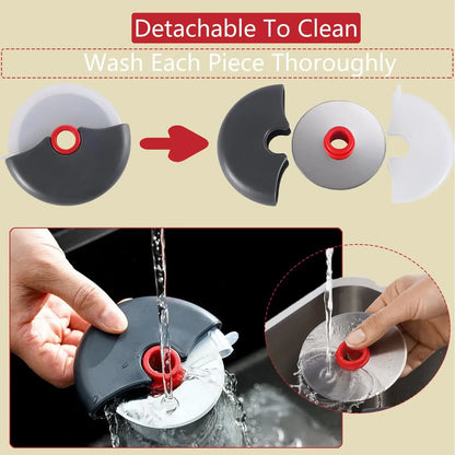 Stainless Steel Roller Cutter for Pizza and Cake Slicing Device