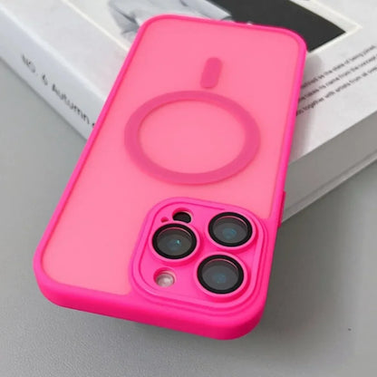 Case iPhone Magnetic Matte Translucent Armor MagSafe Compatible Shockproof Anti-Fingerprint Back To School 2026 Gift