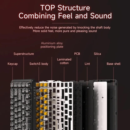 Mechanical Keyboard Sixty Mini Cordless ARGB Magnetic Hall
