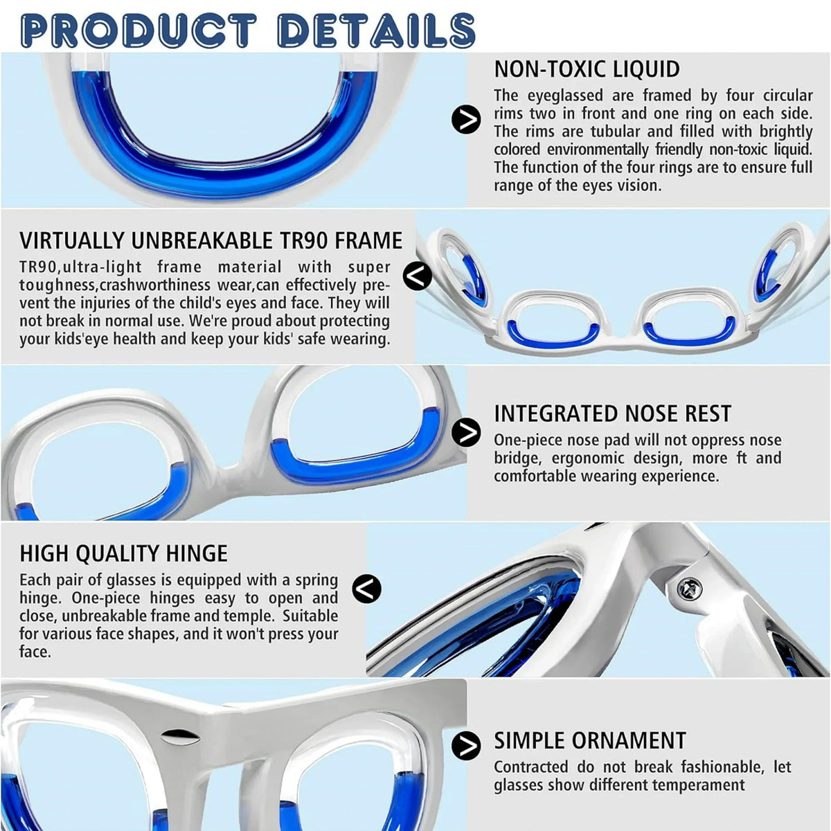 Sickness Motion Glasses Kids Ultra Light Travel Glasses Summer Travel 2025 Nausea Relief Car Air Sea