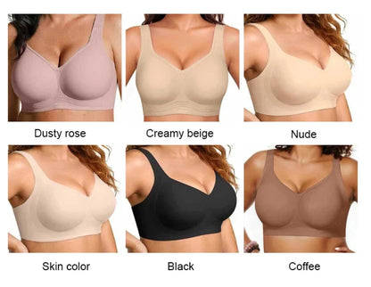 wire-free, full coverage, padded, everyday comfort – Supportive seamless women's bra