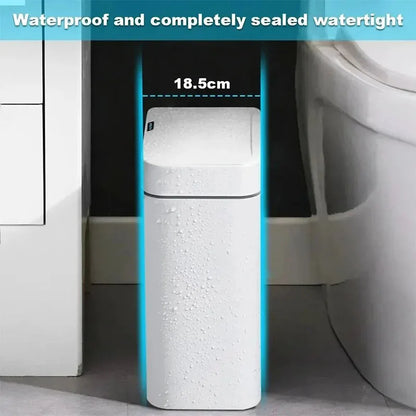 Touchless Smart Sensor Trash Can 15L Water-Resistant Automatic