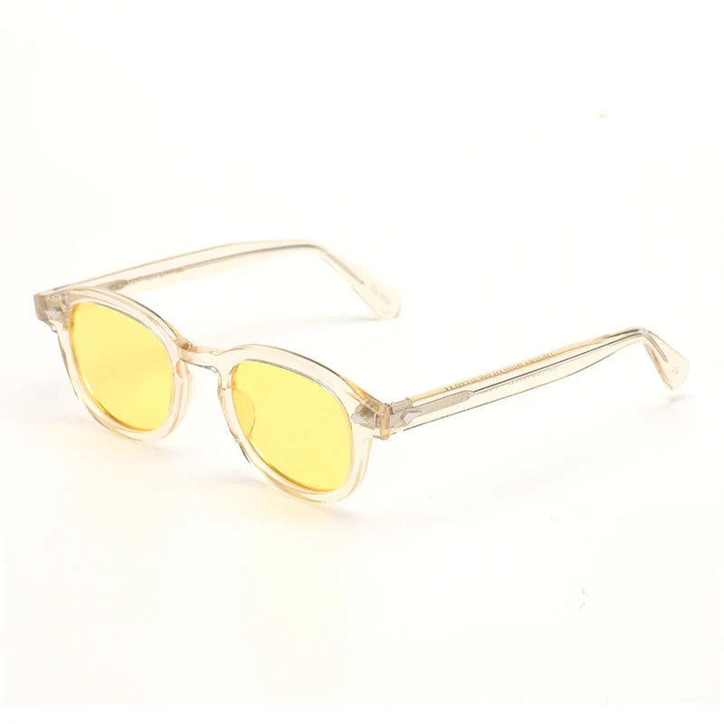 Sunglasses Polarized Vintage Round Acetate Frame Summer 2026 Driving Glare Reduction Gift Idea