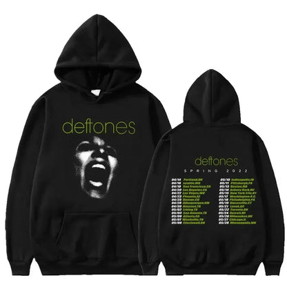 Unisex Oversized Hoodie - Retro Punk, Polyester, Street