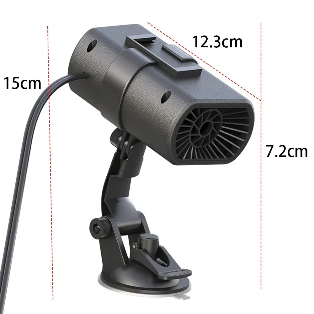 Car2025 Edition Heater Demister With Strong Suction Cup Defogger For Clear Windshield In Winter