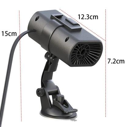 Car2025 Edition Heater Demister With Strong Suction Cup Defogger For Clear Windshield In Winter
