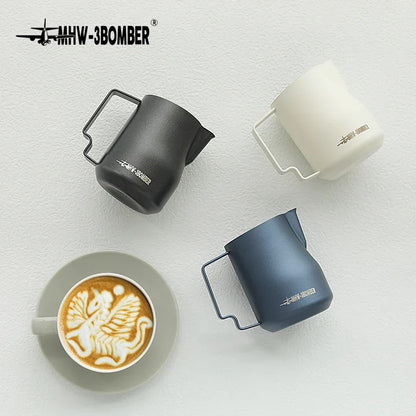 Milk Frothing Pitcher Kit 350ml 450ml Stainless Steel Barista Steaming Pitchers Fall 2025 Creamy Microfoam
