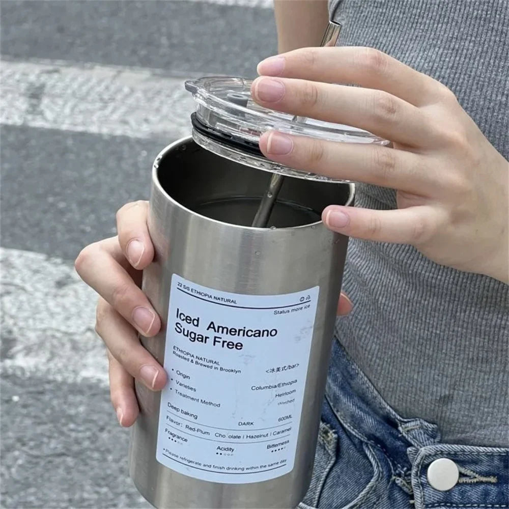 Water Insulated Bottle - Leak-Proof Drinkware Back to School 2026 Keeps Drinks Cold or Hot