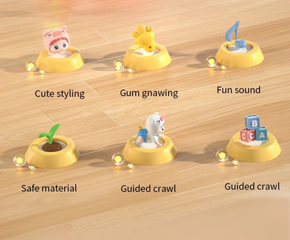 Crawling Baby Guide Toy Newborn Sensory Toys Music Aid