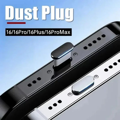 Type-C Metal Charging Port Dust Plugs - 2Pcs iPhone Accessories, Dust & Liquid Protection