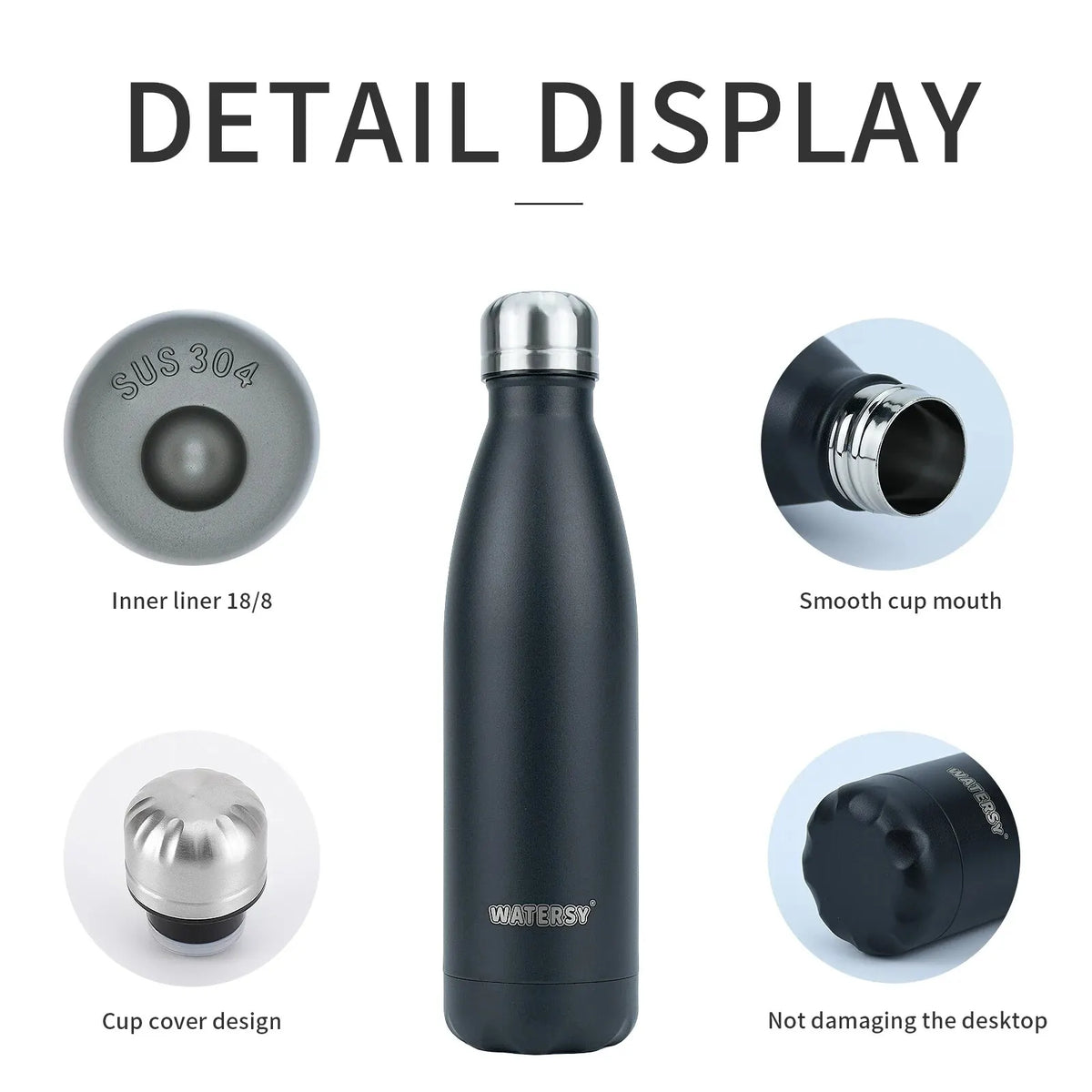 Stainless2026 Edition Steel Water Bottle Insulated Vacuum Flask Double Wall Thermal Cup Keeps Drinks Cold And Hot Summer Travel