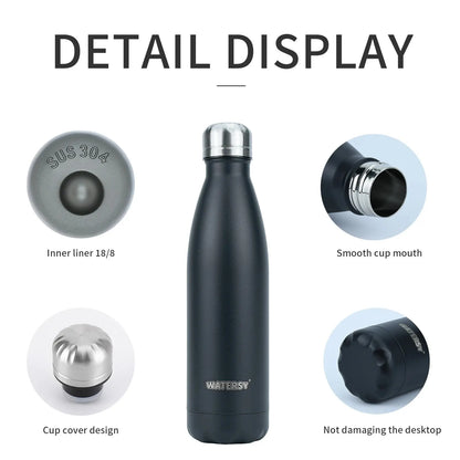 Stainless2026 Edition Steel Water Bottle Insulated Vacuum Flask Double Wall Thermal Cup Keeps Drinks Cold And Hot Summer Travel