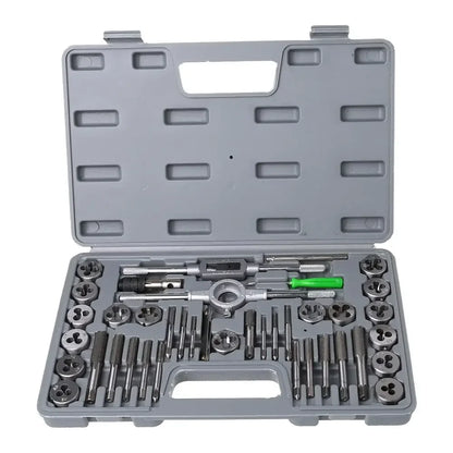 Tap Die Kit Stainless Steel 40-Piece Hand Threading Kit Fall 2025 Sturdy Storage Case
