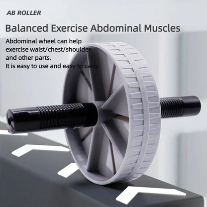 Anti-Slip Abdominal Wheel Fitness Equipment - Silent Muscle Strengthening Roller for Household Use