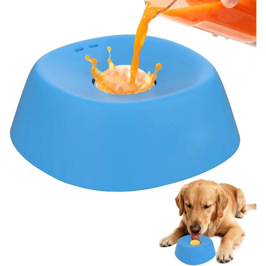Anti-Slip Lick Mat 3/4 Cup Liquid Treat Holder for Dogs 2026 – Anti-Choking Slow Feeder Dog Bowl